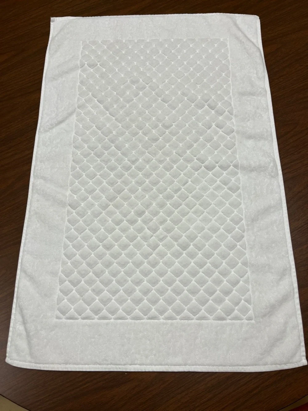 Yves Delorme White Quilted‎ Bath Mat